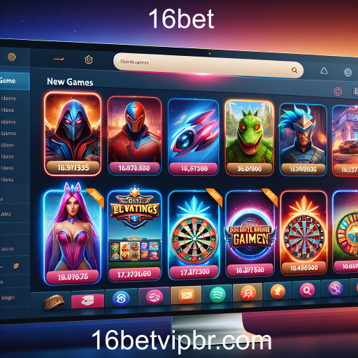 Descubra os Novos Jogos da Categoria 16bet